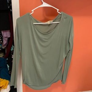 Green long sleeve top